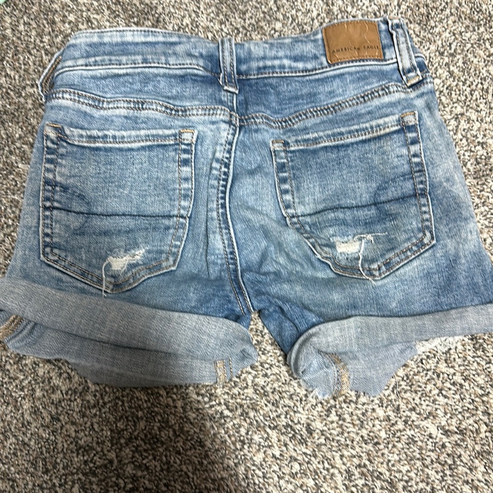 american eagle shorts size 0